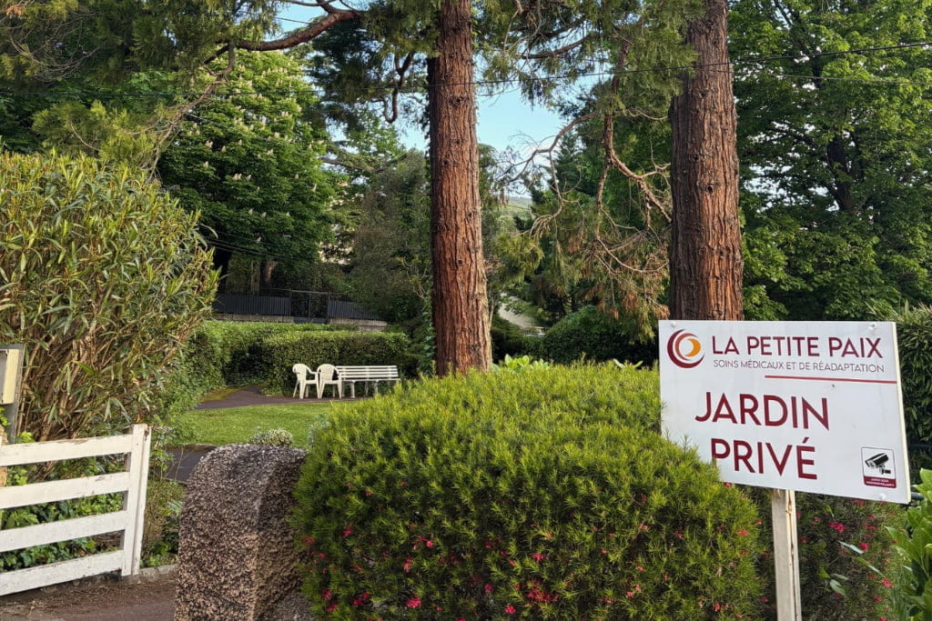 Le jardin du SMR La Petite Paix